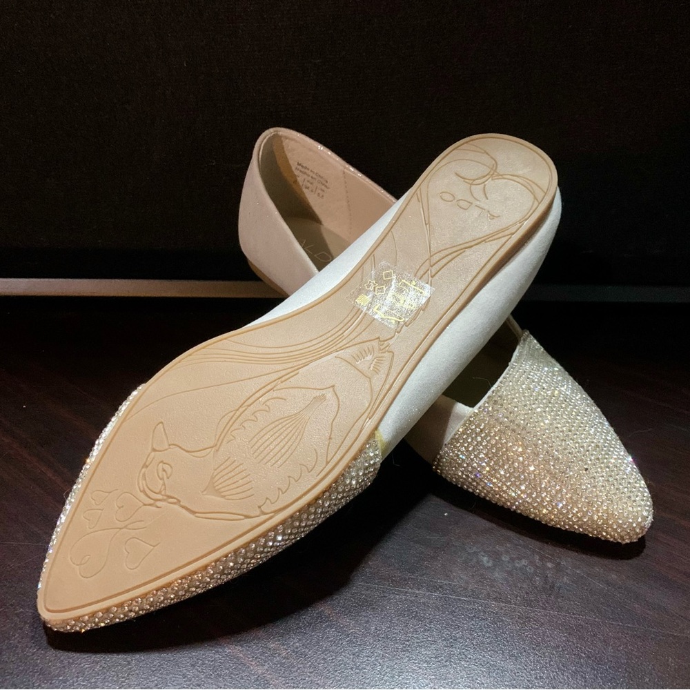 Aldo Rhinestone Flats - Picture 3 of 4